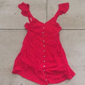 Cleobella Red button down dress